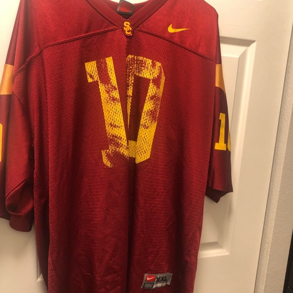 Nike USC Football Trojans #10 Men’s Red & Gold Jersey Size XXL - Picture 3 of 13